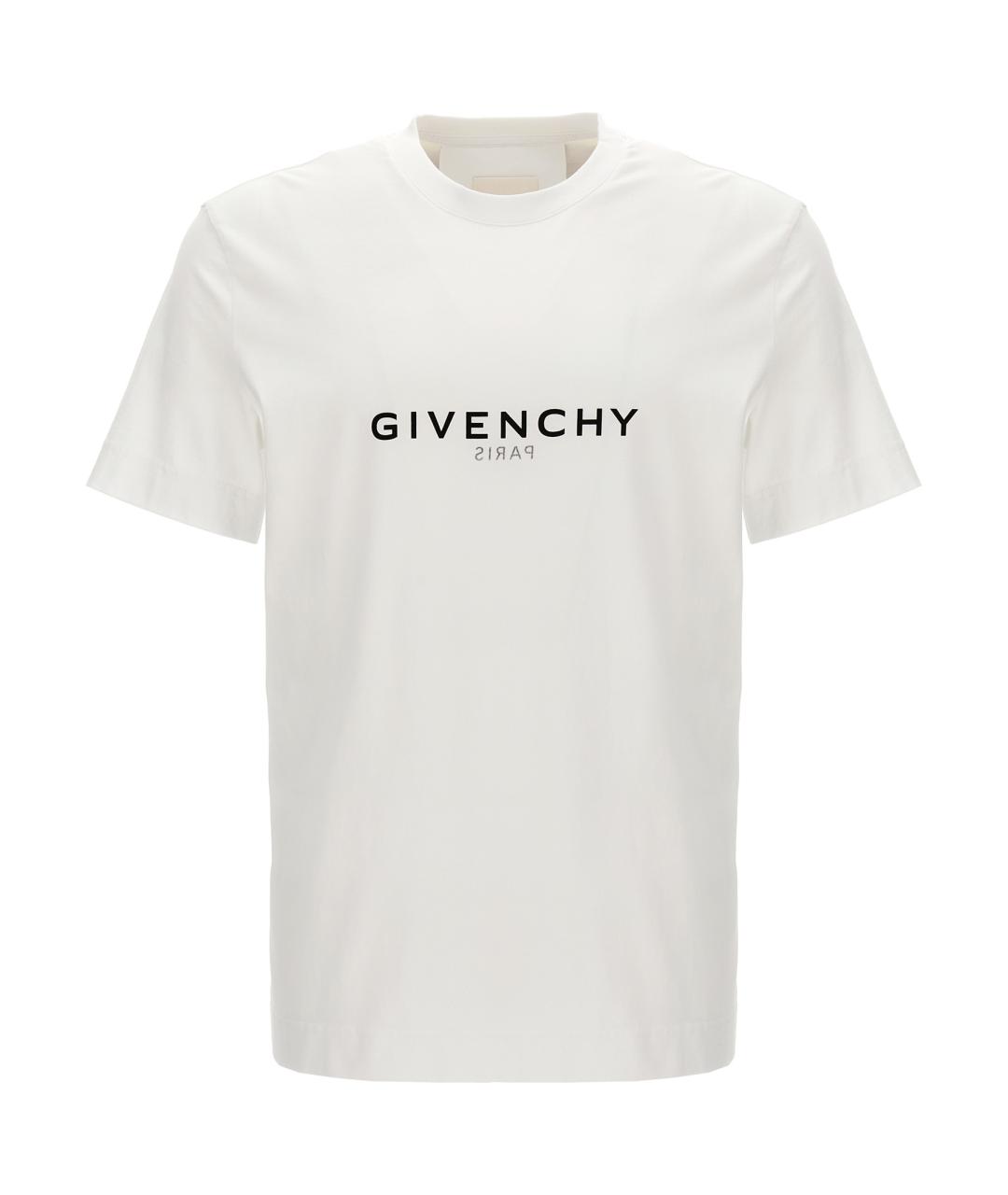 GIVENCHY Белая хлопковая футболка, фото 1