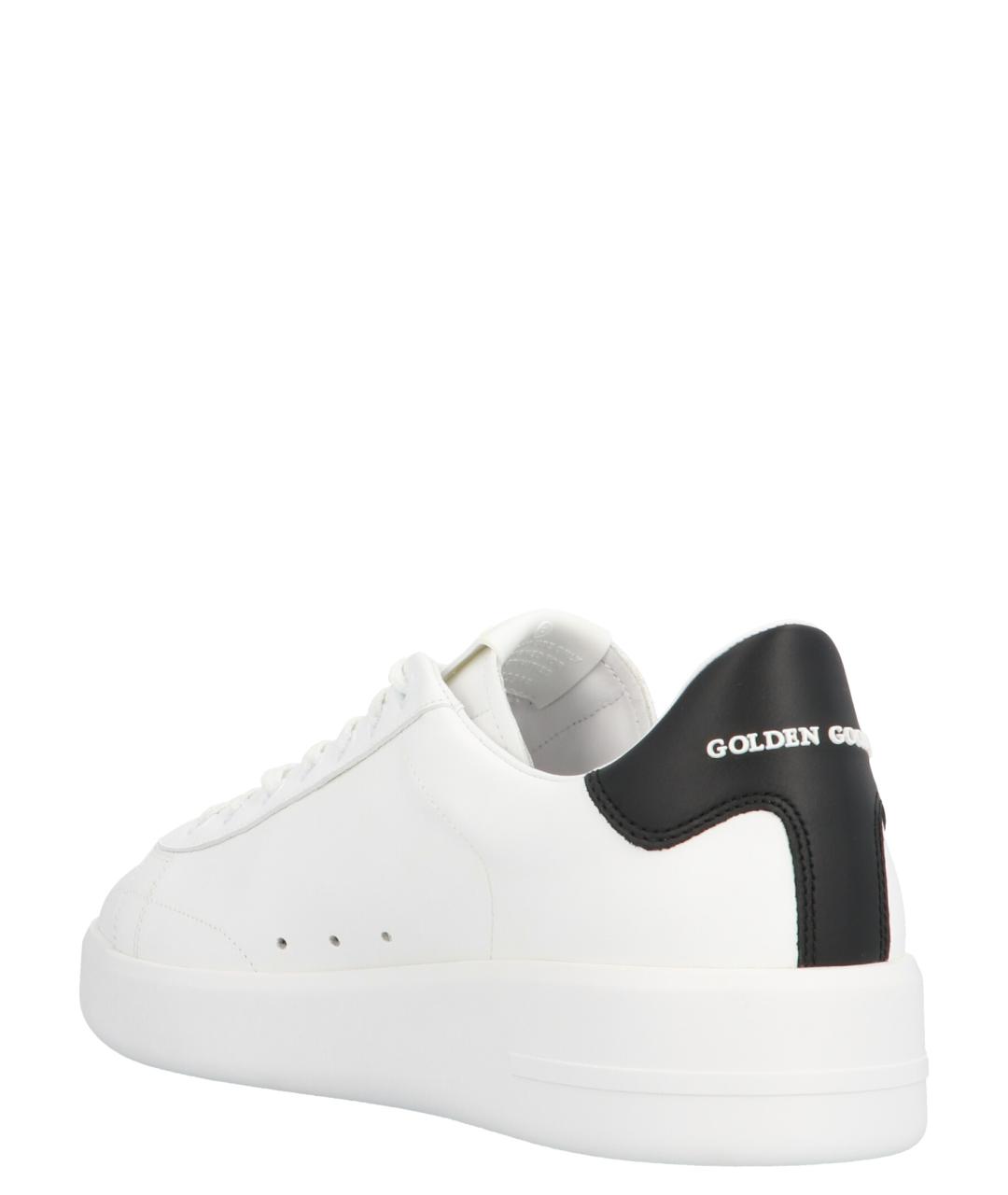 GOLDEN GOOSE DELUXE BRAND Белые кожаные низкие кроссовки / кеды, фото 2