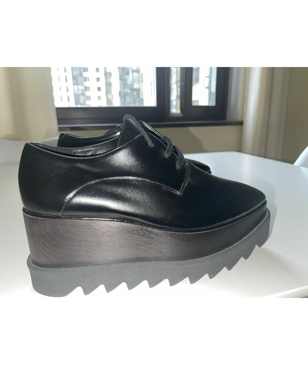 STELLA MCCARTNEY Черные кожаные ботинки, фото 5