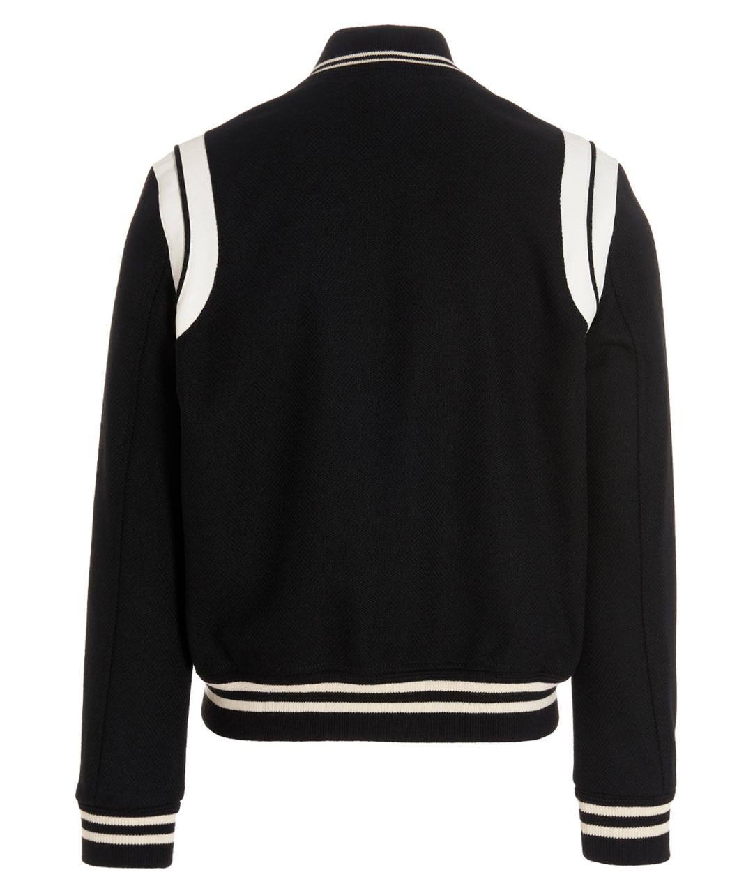 SAINT LAURENT Черная шерстяная куртка, фото 2