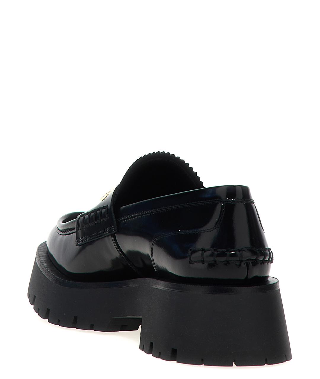 ALEXANDER WANG Черные кожаные лоферы, фото 3