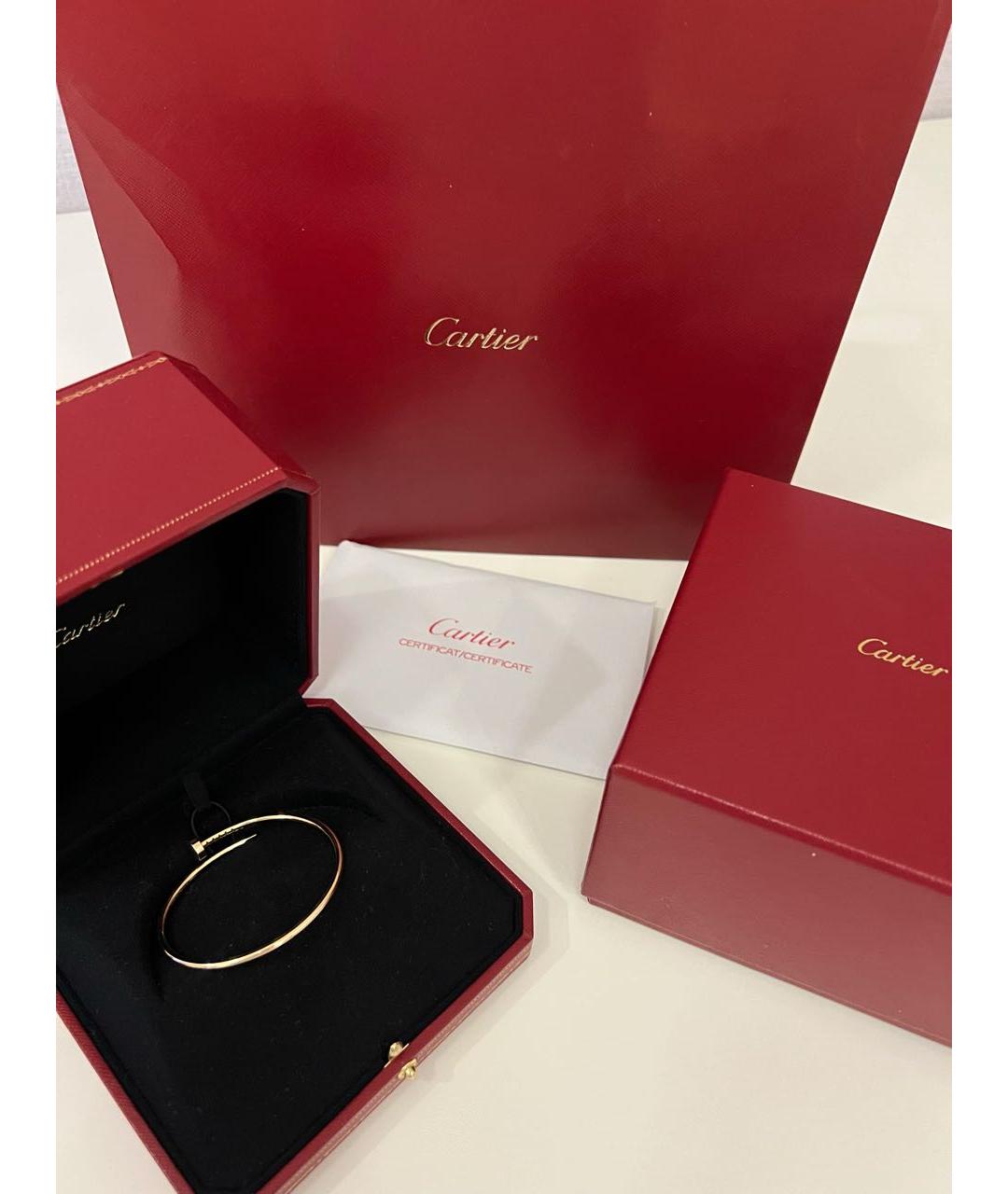 CARTIER Золотой браслет из розового золота, фото 3