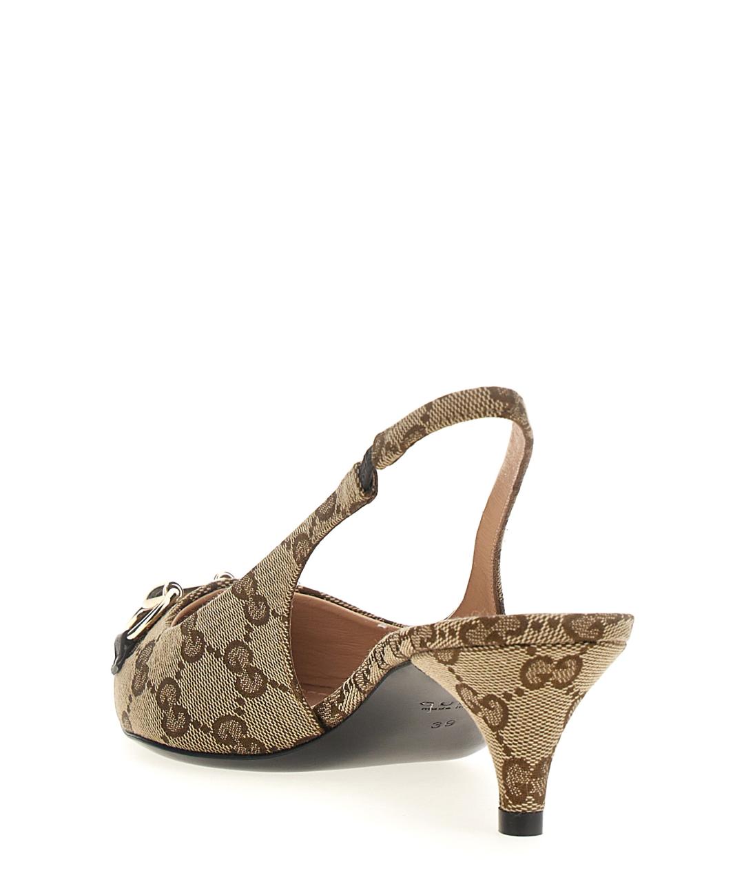 GUCCI Бежевые туфли, фото 3