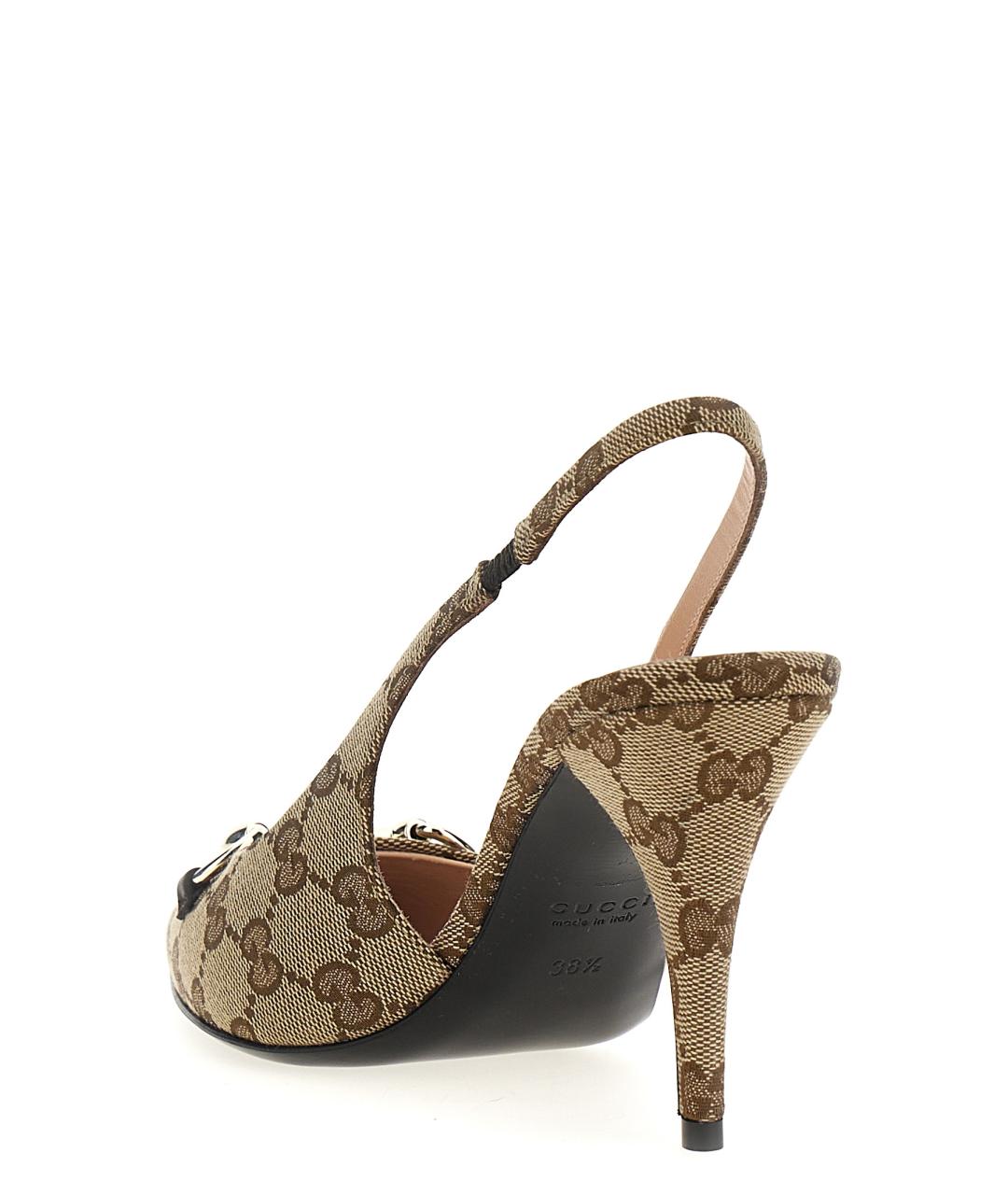 GUCCI Бежевые туфли, фото 3