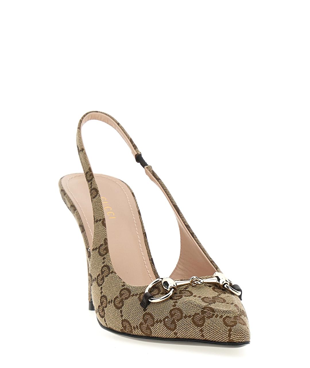 GUCCI Бежевые туфли, фото 2