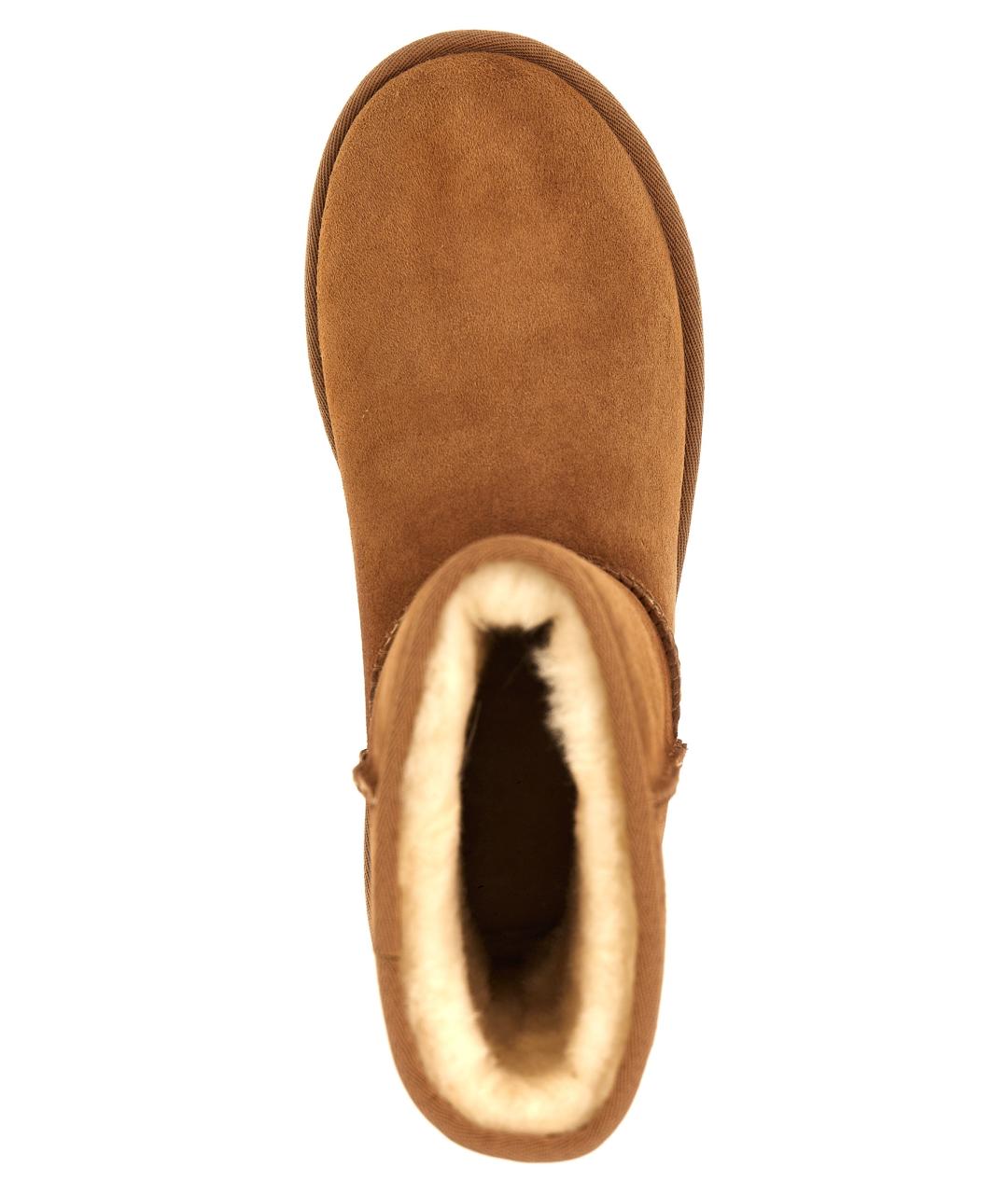 UGG AUSTRALIA Коричневые кожаные ботинки, фото 3