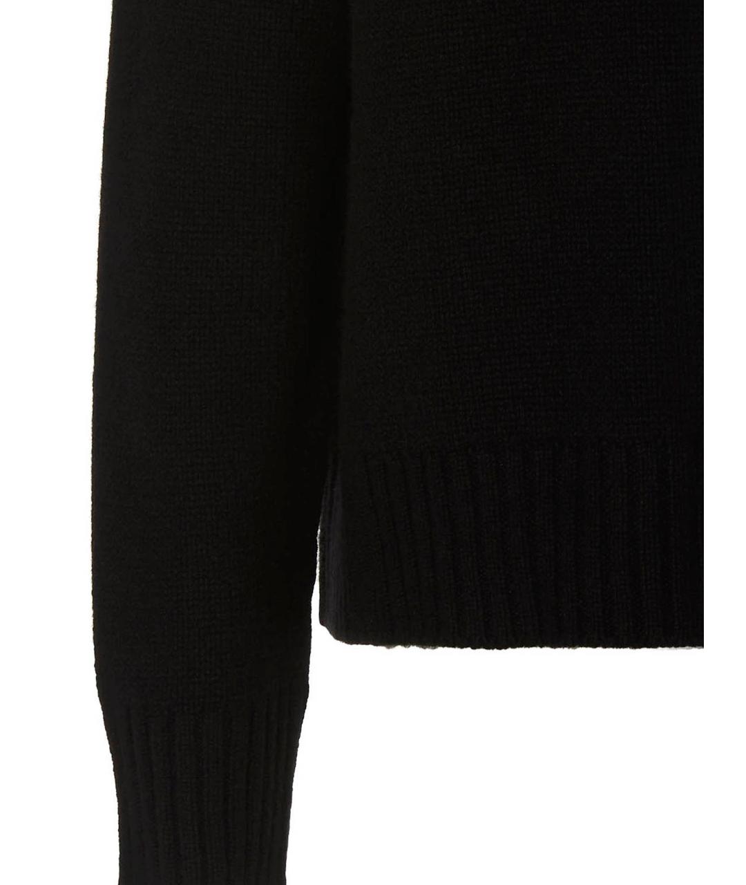 JIL SANDER Черный кашемировый джемпер / свитер, фото 4