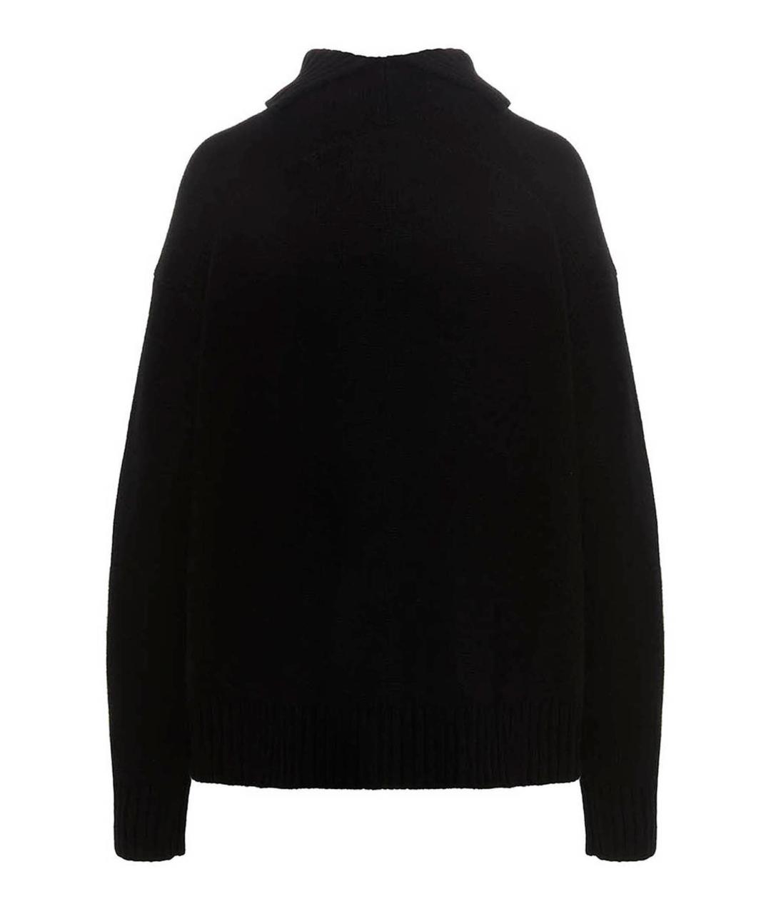 JIL SANDER Черный кашемировый джемпер / свитер, фото 2