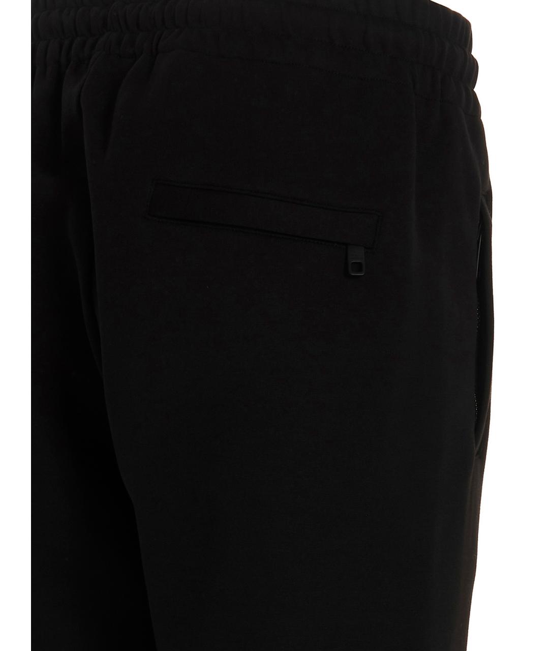 DOLCE&GABBANA Черные хлопковые повседневные брюки, фото 4