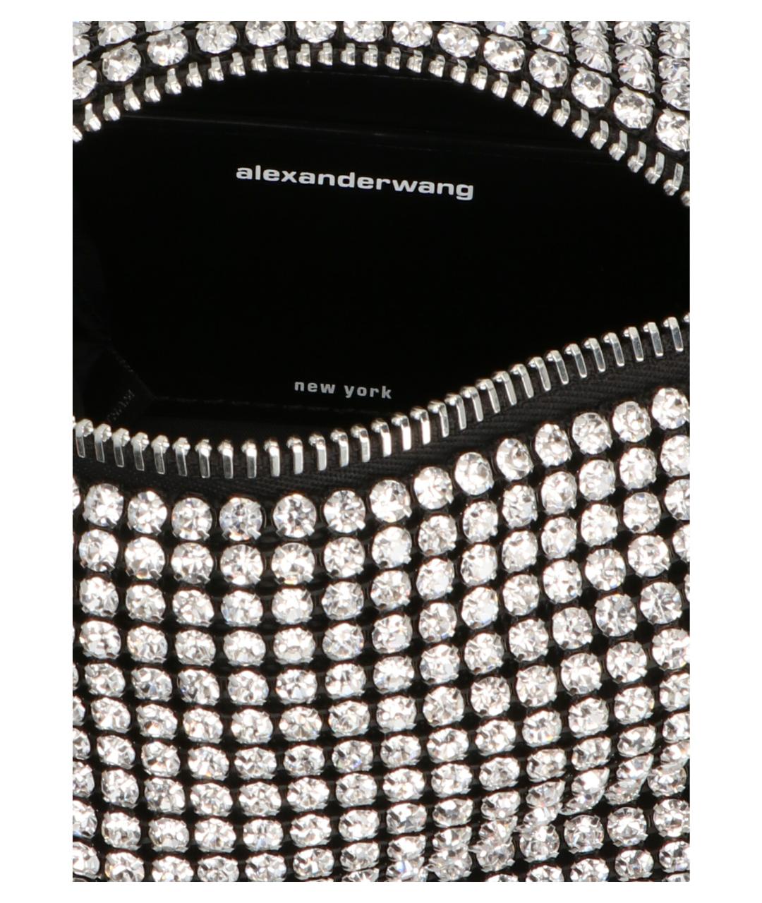 ALEXANDER WANG Серебряная сумка через плечо, фото 3