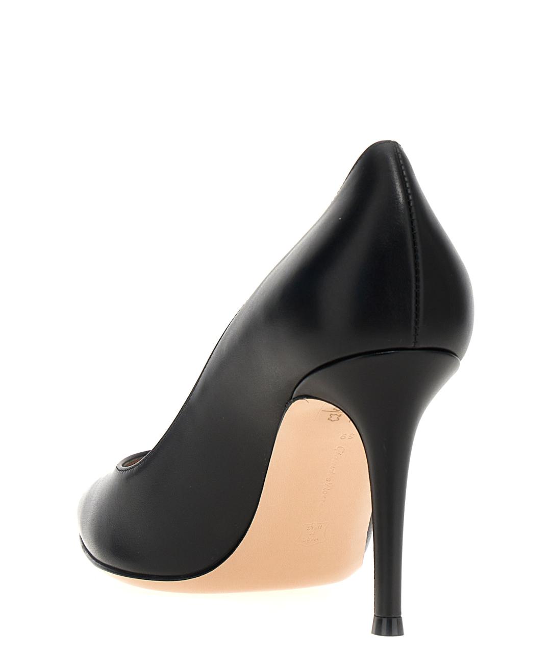 GIANVITO ROSSI Черные кожаные туфли, фото 3