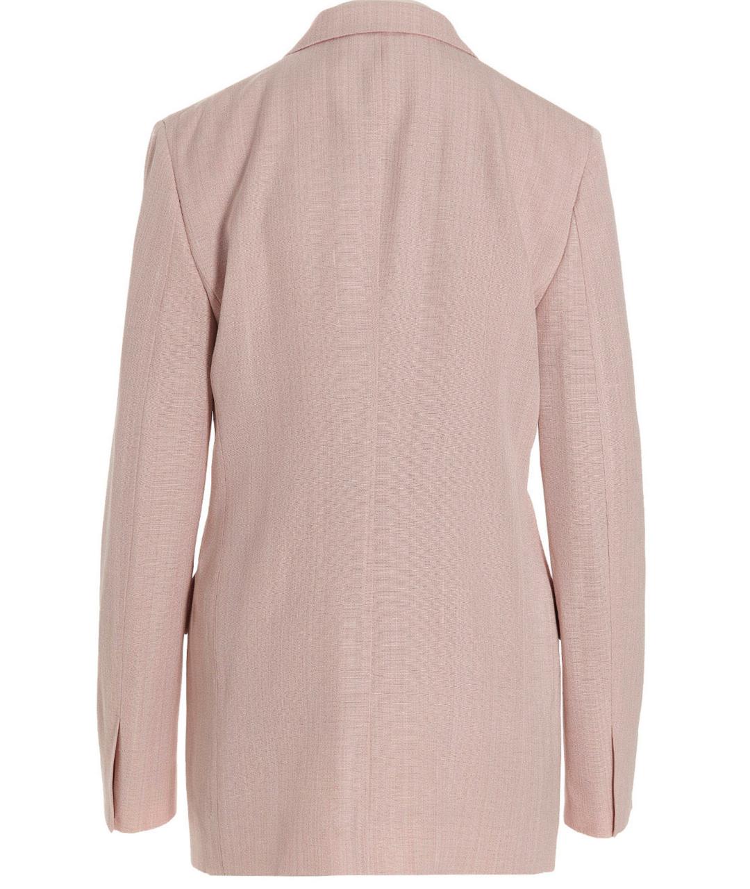 JIL SANDER Розовый вискозный жакет/пиджак, фото 2