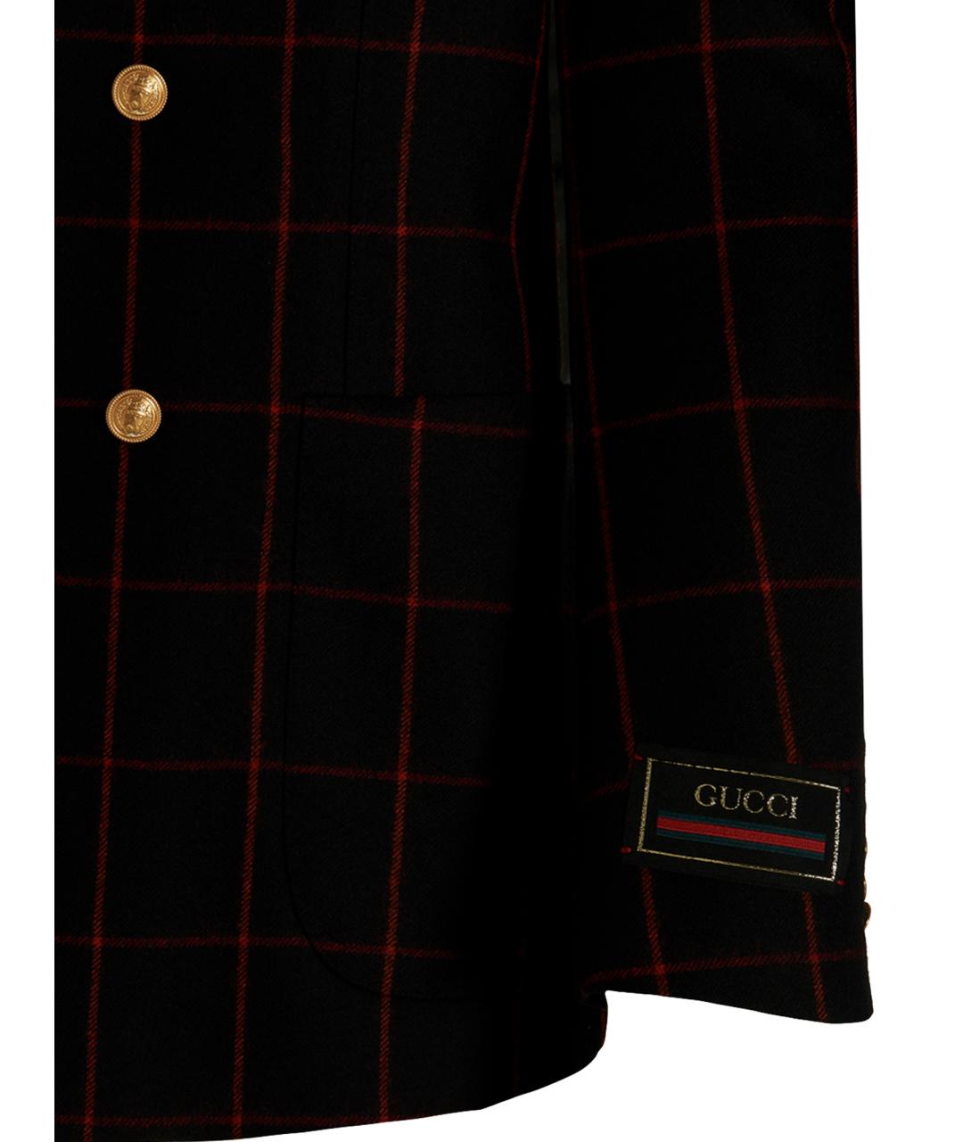 GUCCI Мульти шерстяной пиджак, фото 4