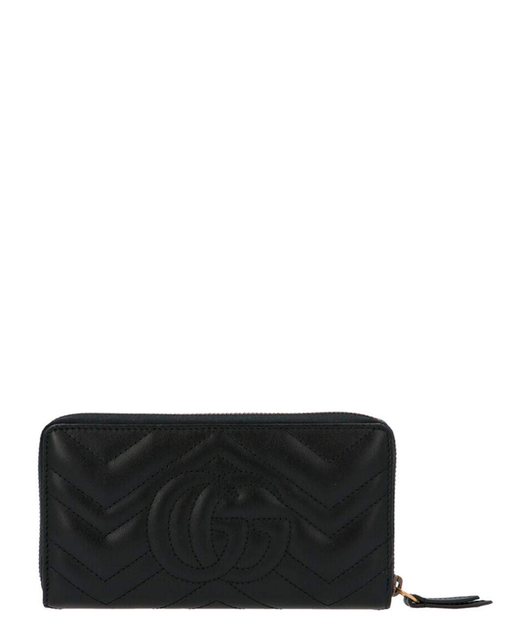 GUCCI Черный кожаный кошелек, фото 2