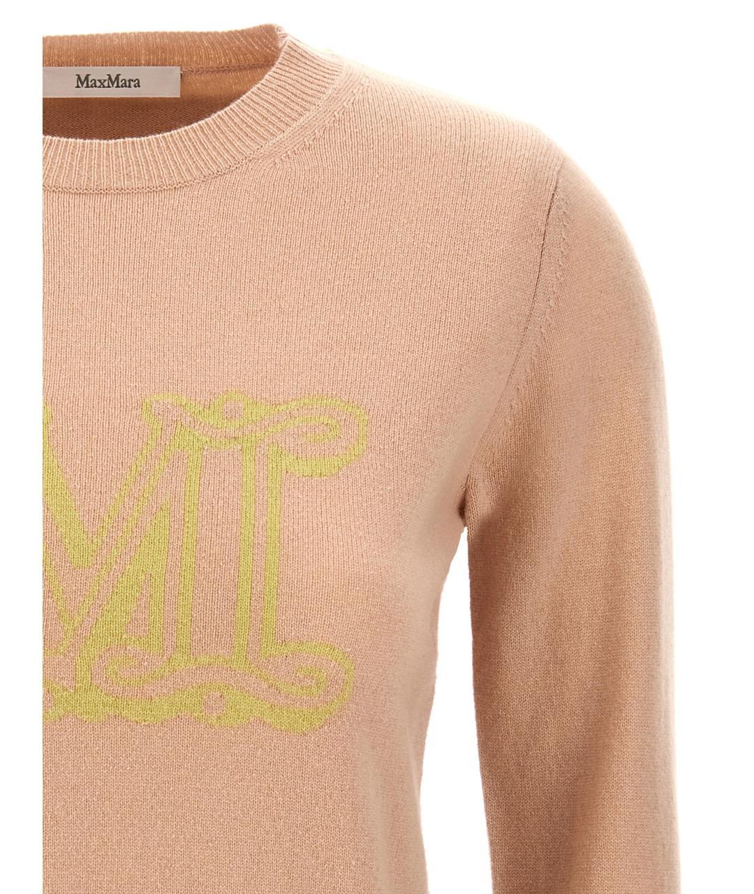 MAX MARA Розовый кашемировый джемпер / свитер, фото 3