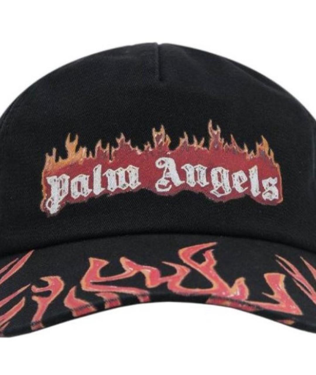 PALM ANGELS Черная хлопковая кепка/бейсболка, фото 4