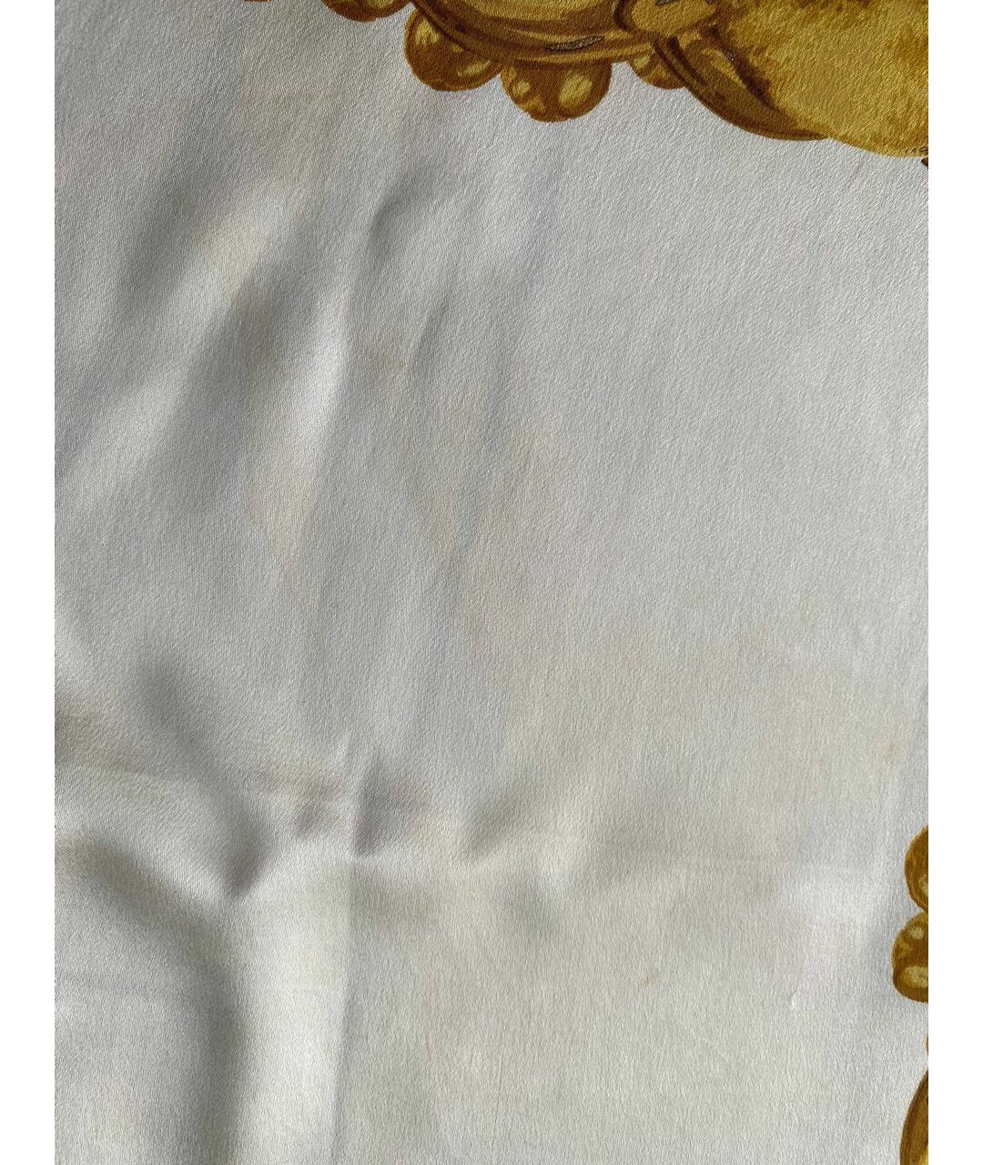 CHANEL PRE-OWNED Золотой шелковый шарф, фото 6