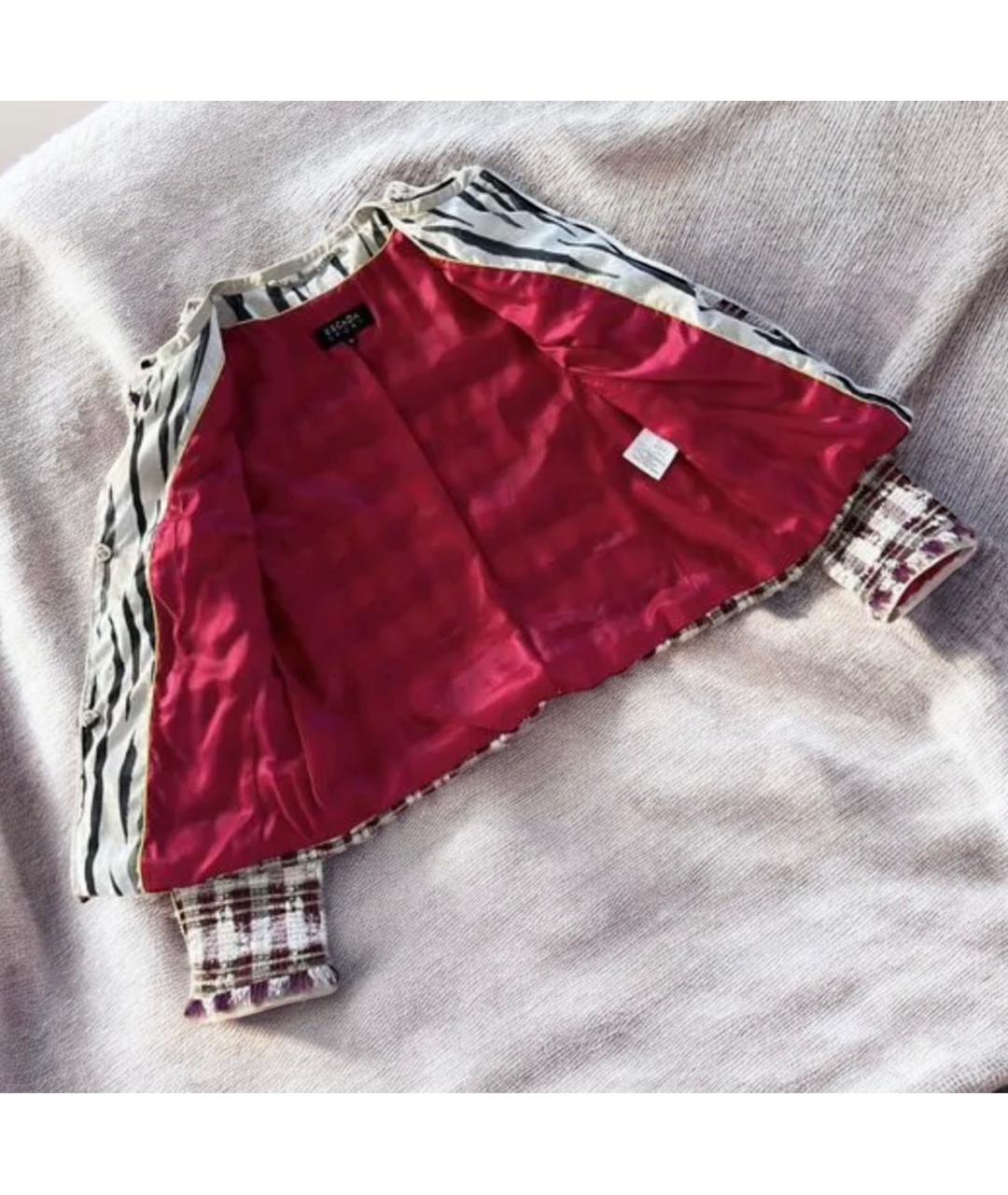 ESCADA Бежевый хлопко-эластановый жакет/пиджак, фото 5