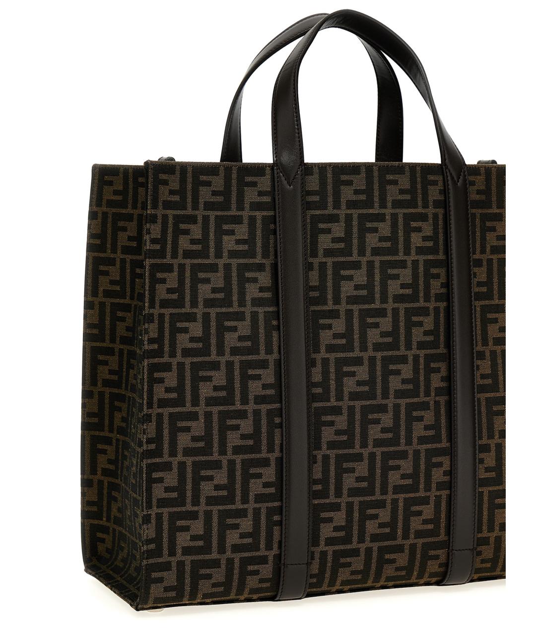 FENDI Коричневая сумка тоут, фото 3