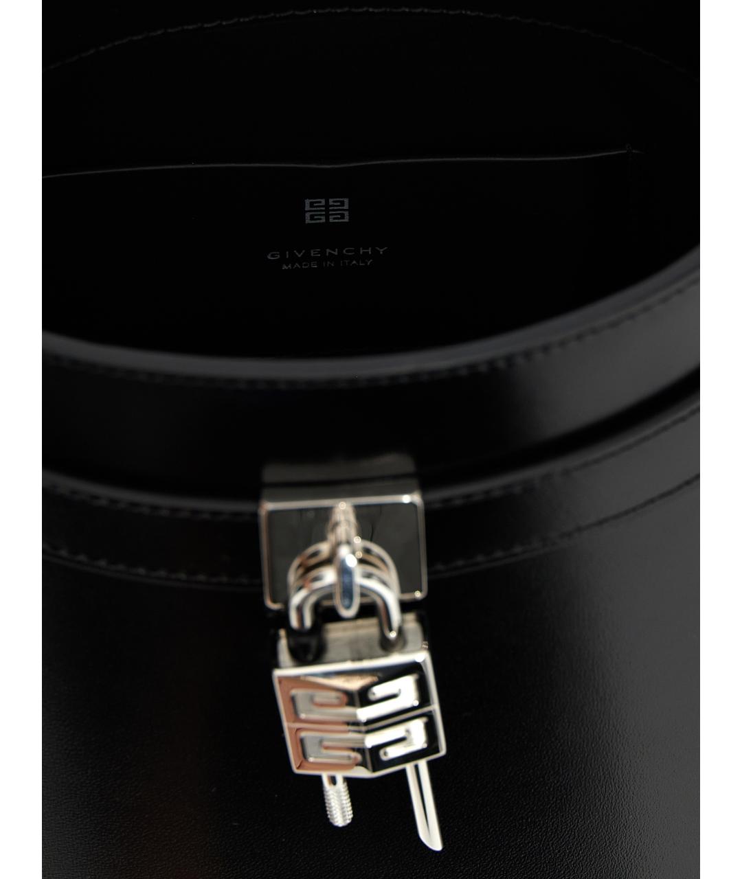 GIVENCHY Черная кожаная сумка тоут, фото 4