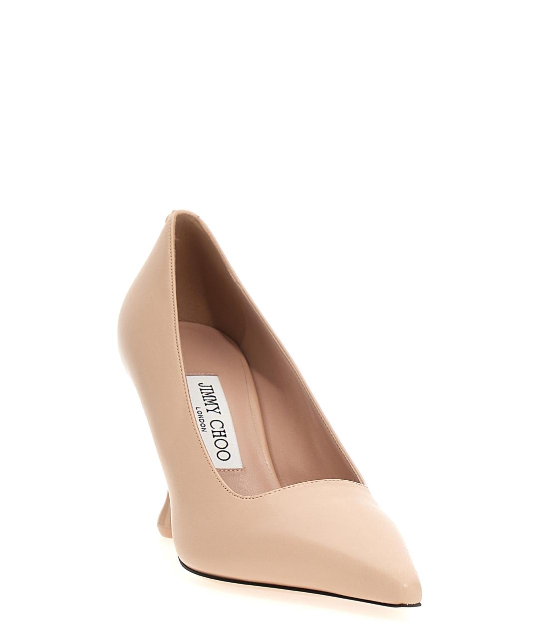 JIMMY CHOO Розовые кожаные туфли, фото 2