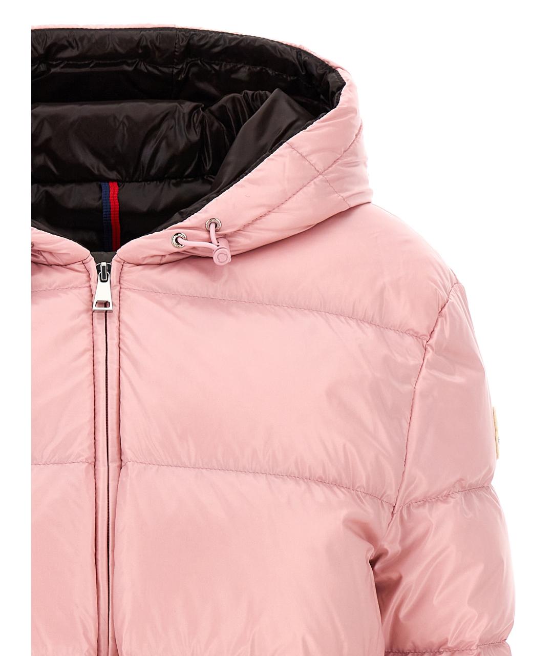 MONCLER Розовый пуховик, фото 3