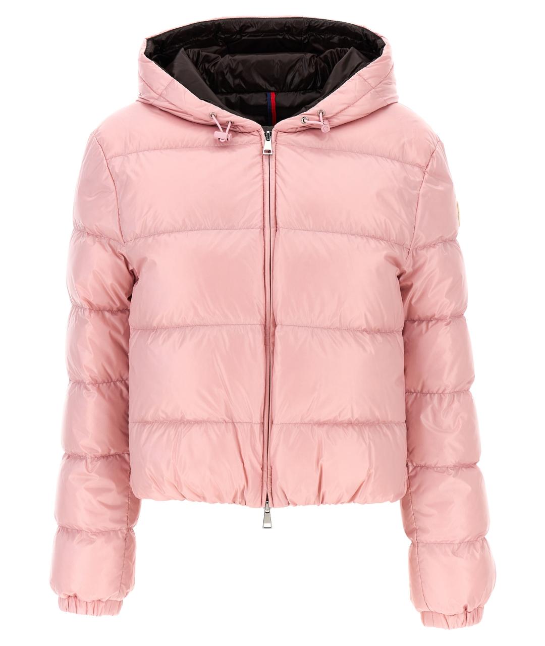 MONCLER Розовый пуховик, фото 1