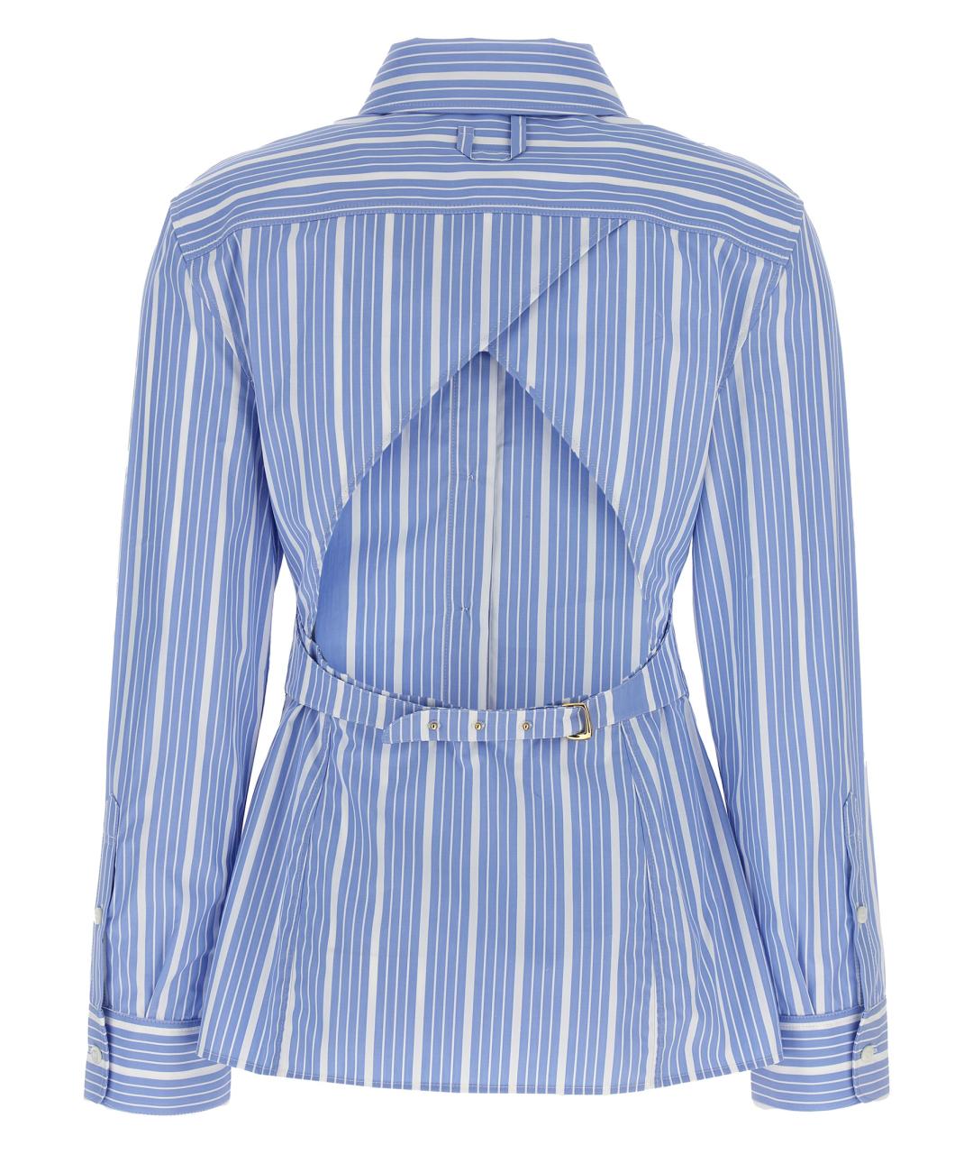 JACQUEMUS Голубая хлопковая рубашка, фото 2