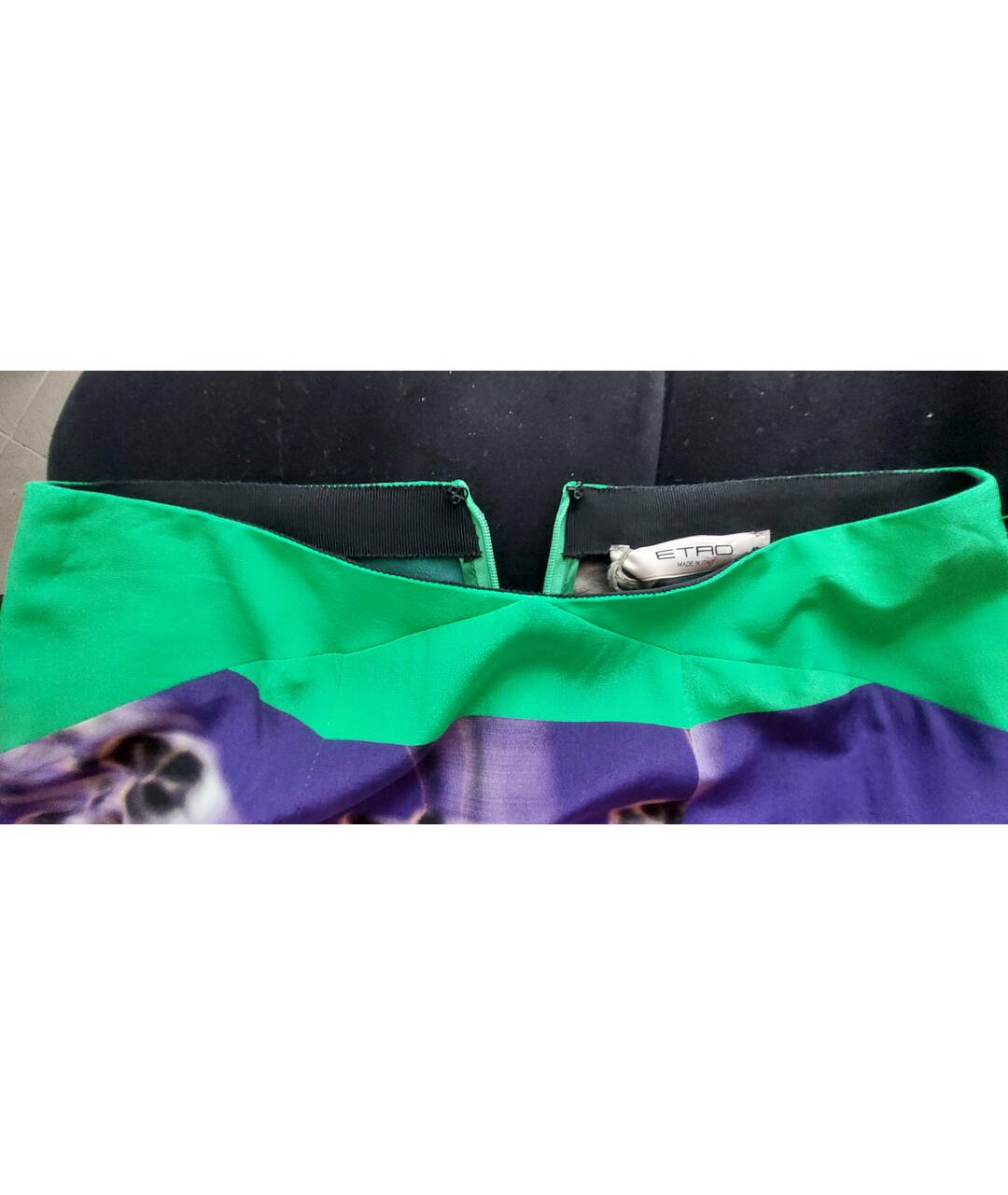 ETRO Мульти шелковая юбка макси, фото 4