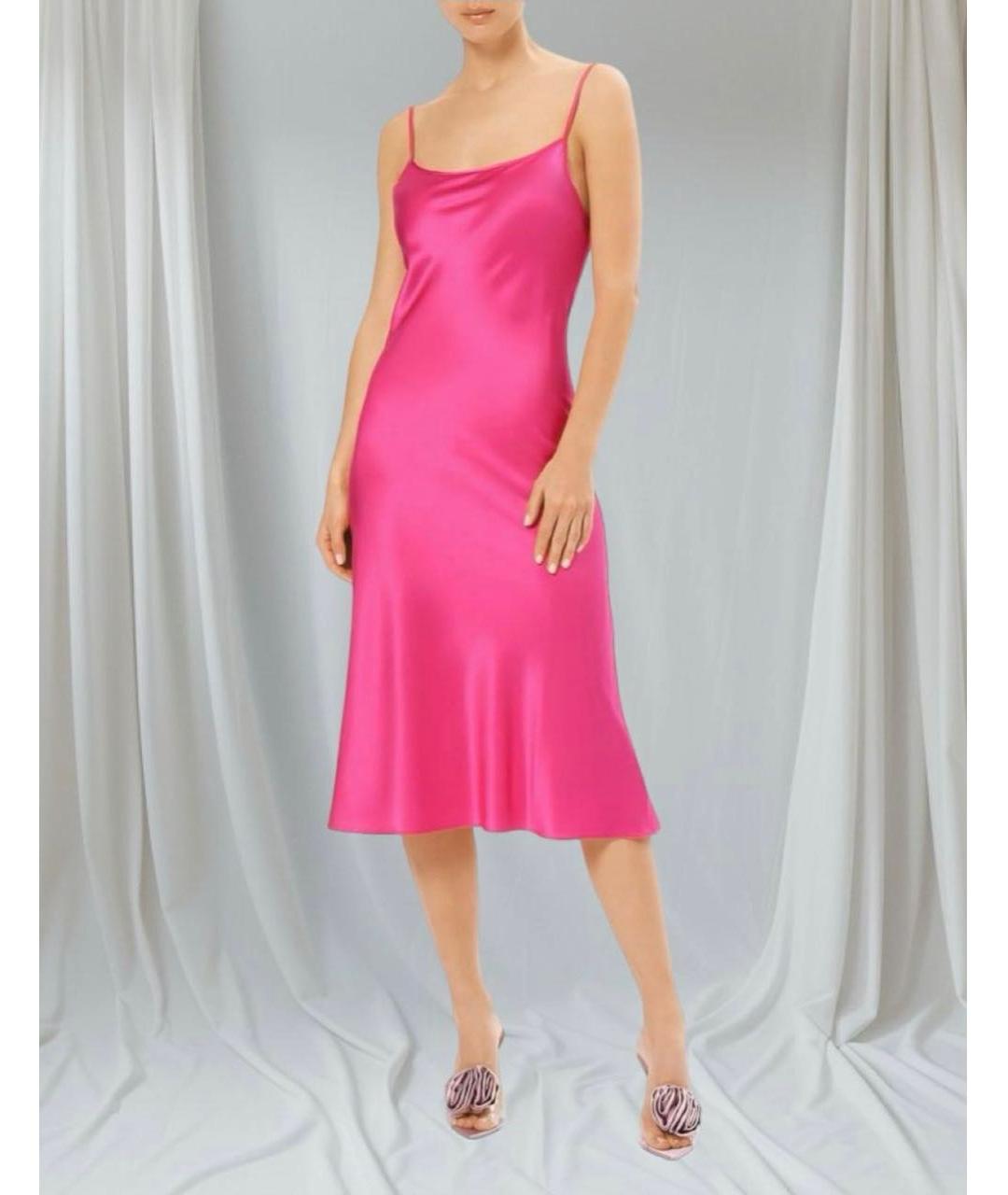 Principe di Bologna Бежевое шелковое коктейльное платье, фото 7