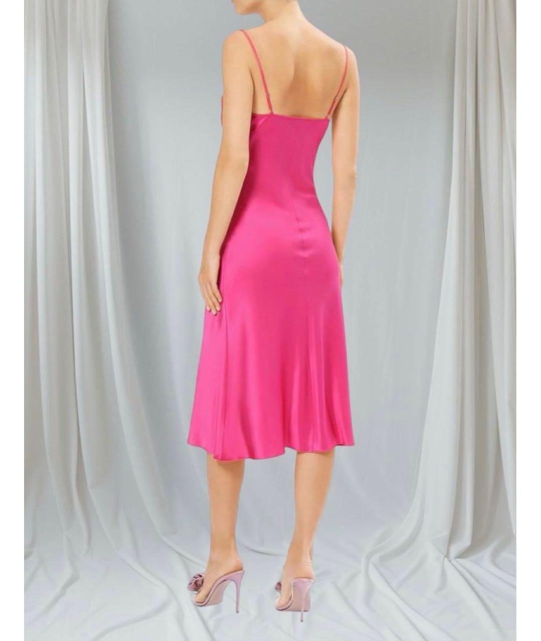 Principe di Bologna Бежевое шелковое коктейльное платье, фото 6