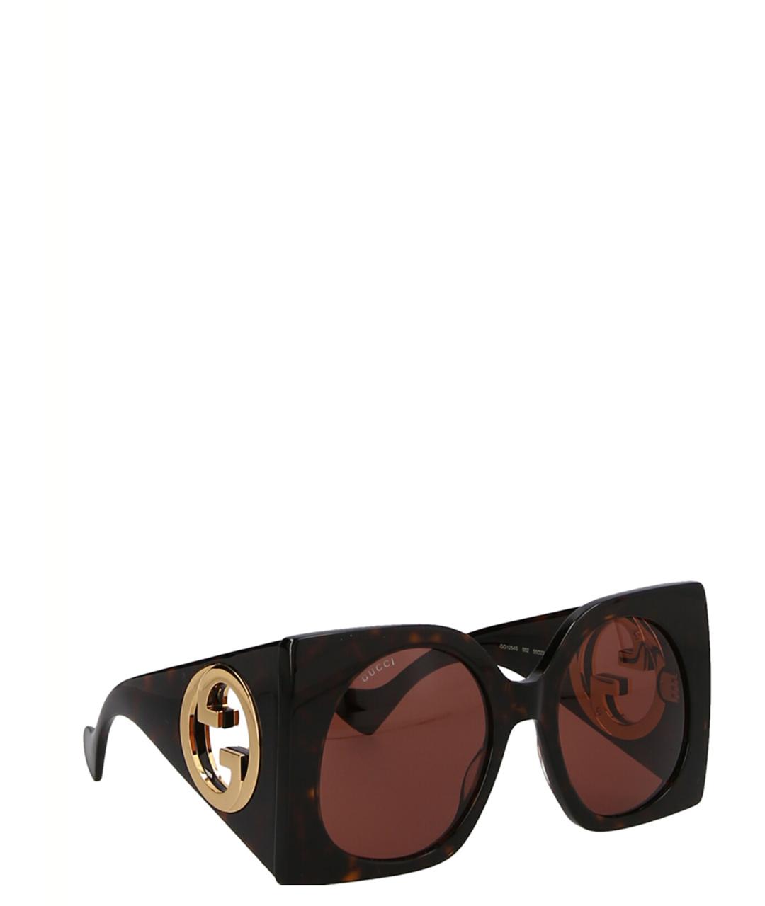 GUCCI Коричневые солнцезащитные очки, фото 2