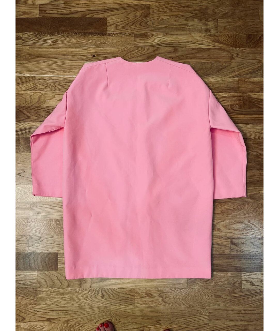 JACQUEMUS Розовый хлопко-эластановый жакет/пиджак, фото 4