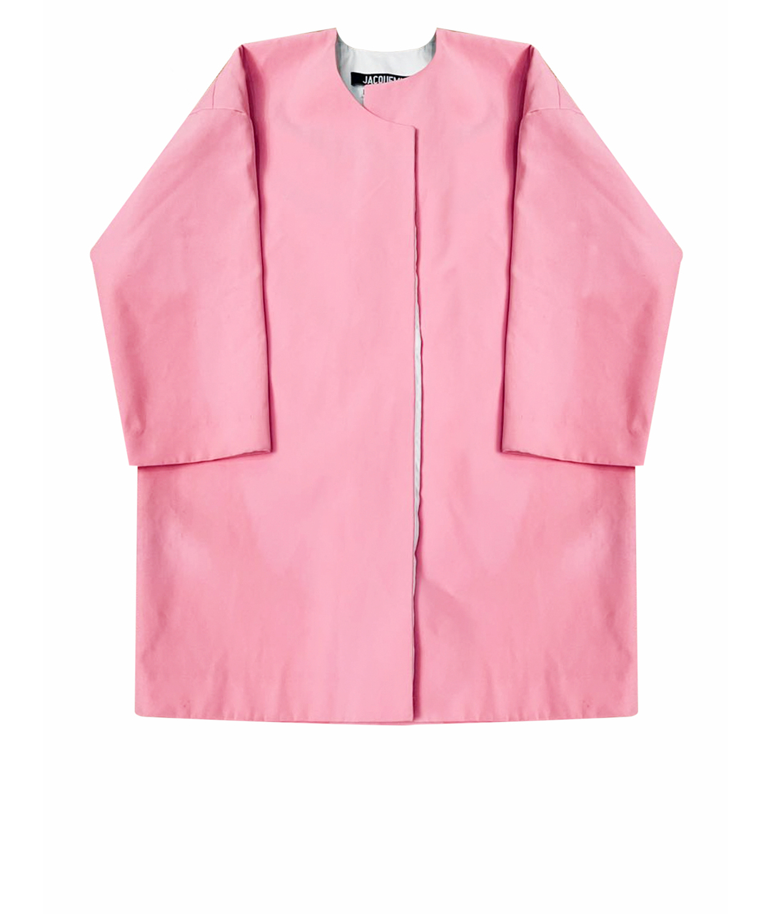 JACQUEMUS Розовый хлопко-эластановый жакет/пиджак, фото 1