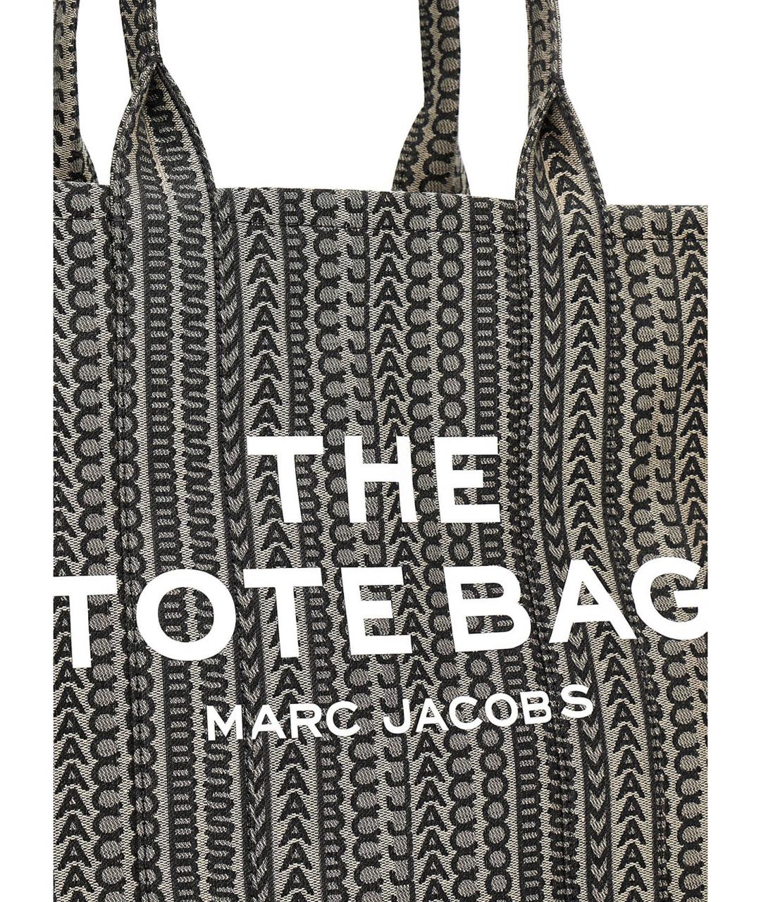 MARC JACOBS Серая хлопковая сумка тоут, фото 3