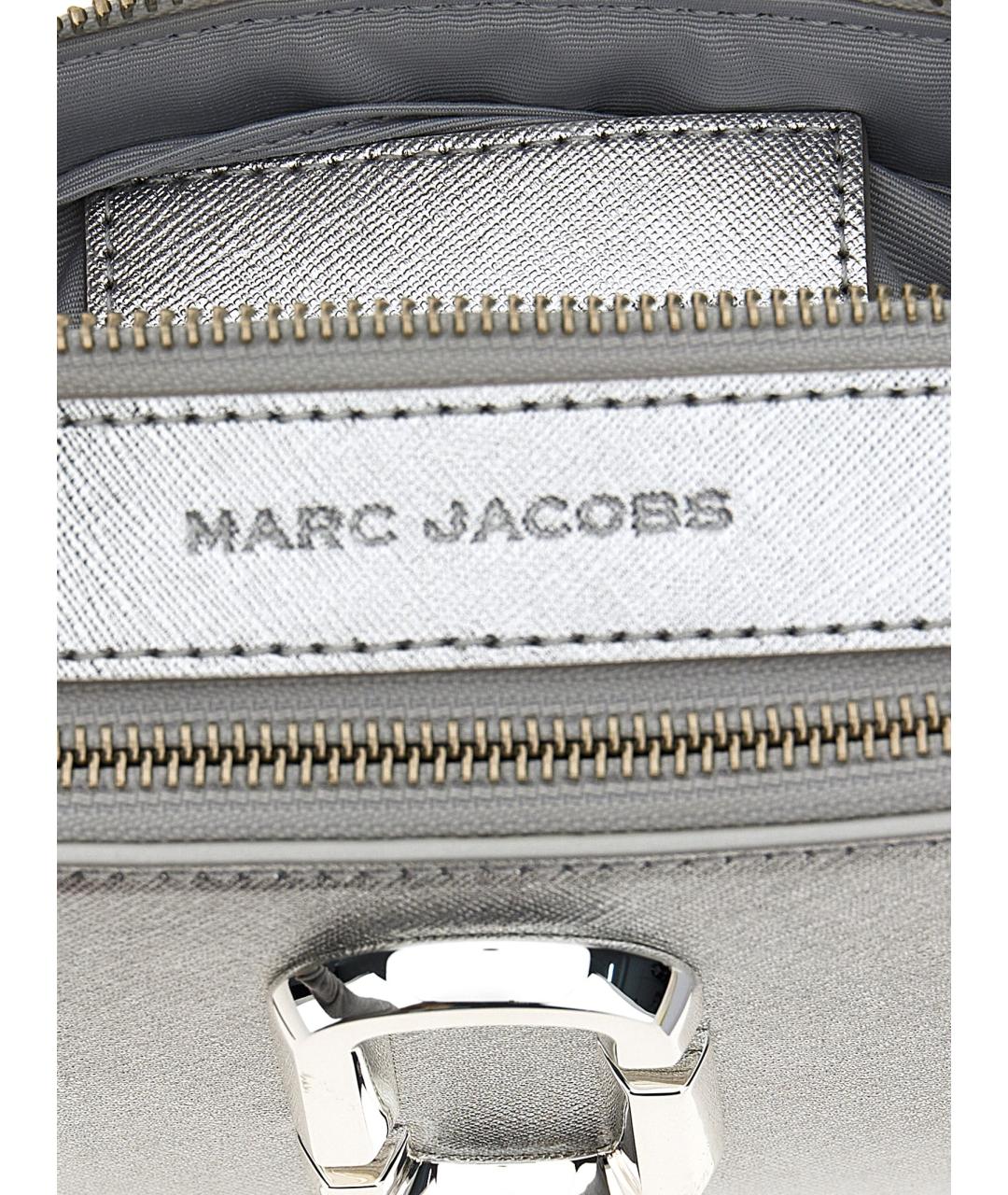 MARC JACOBS Серебряная кожаная сумка через плечо, фото 4