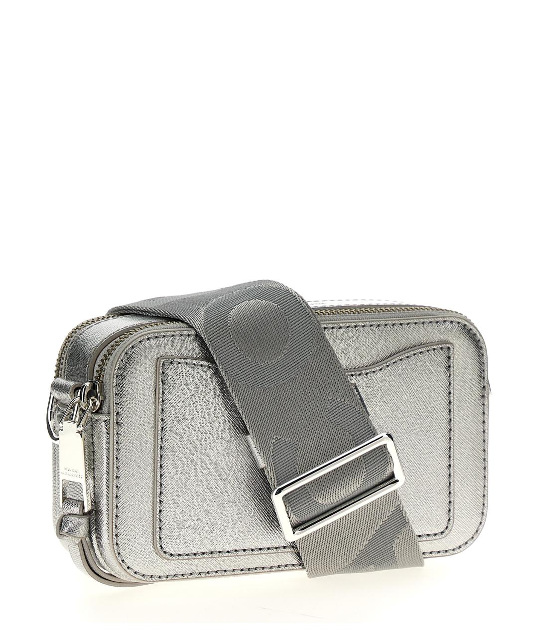 MARC JACOBS Серебряная кожаная сумка через плечо, фото 2