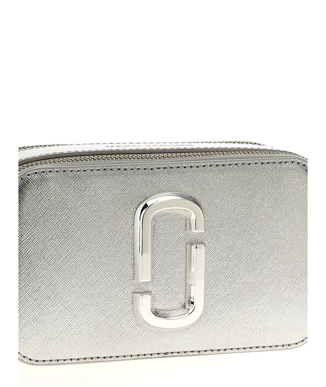 MARC JACOBS Серебряная кожаная сумка через плечо, фото 3