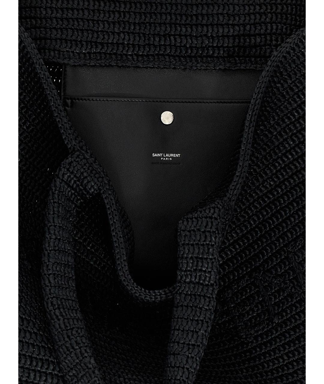 SAINT LAURENT Черная сумка тоут, фото 4