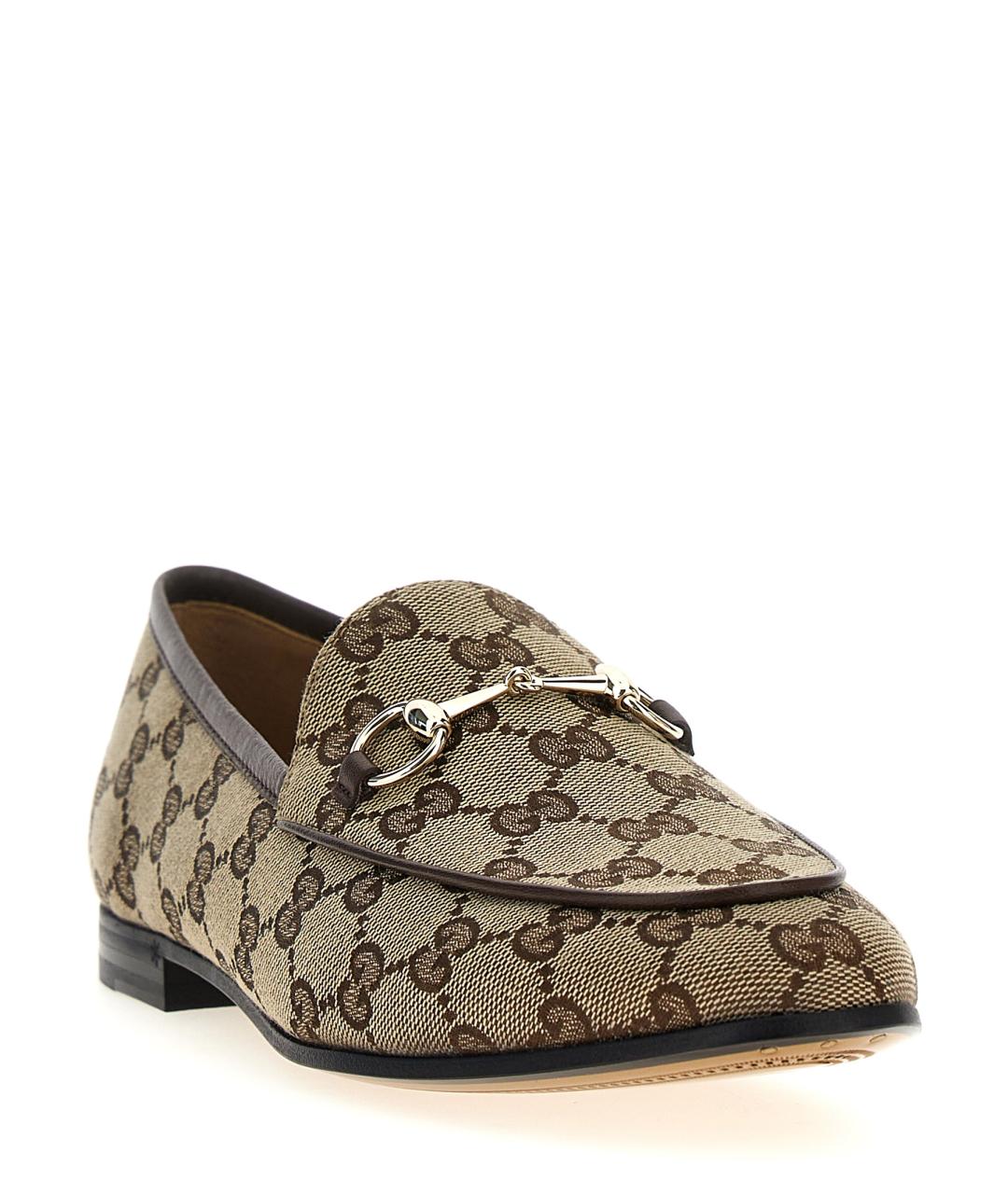GUCCI Бежевые лоферы, фото 2