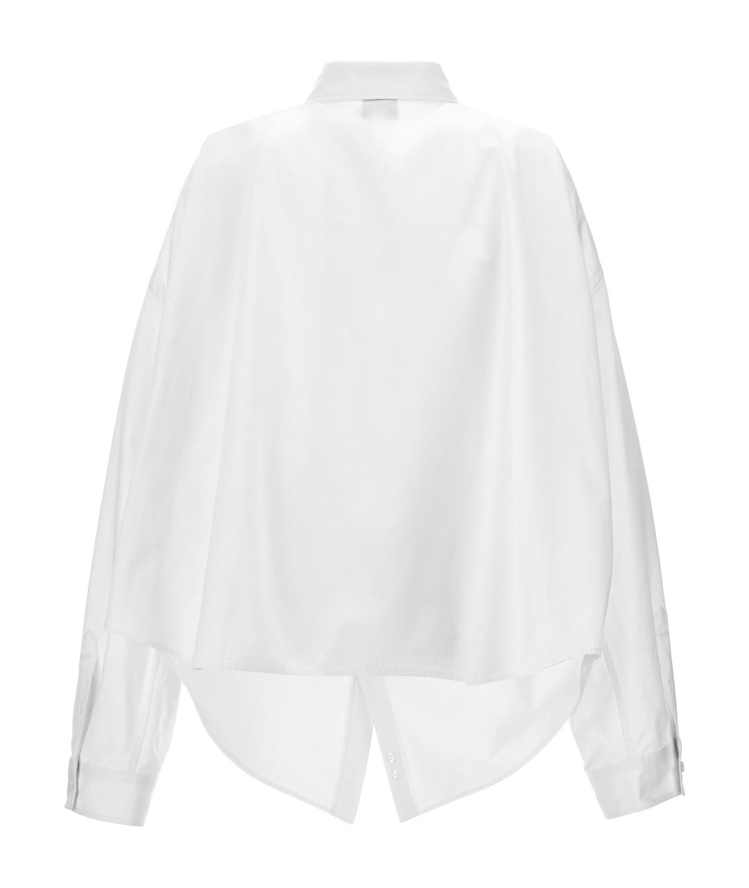BALENCIAGA Белая хлопковая рубашка, фото 2