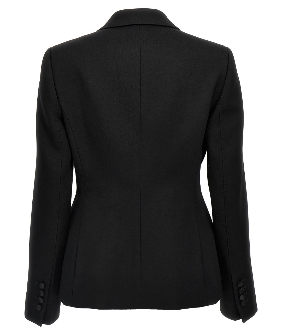 DOLCE&GABBANA Черный шерстяной жакет/пиджак, фото 2