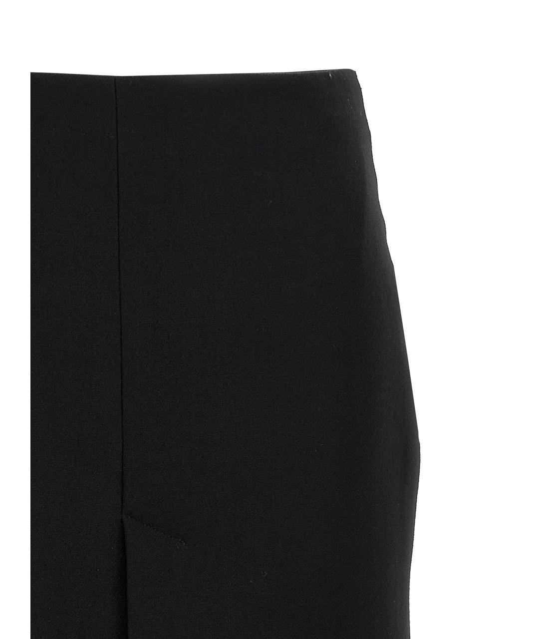 GUCCI Черная шерстяная юбка миди, фото 3