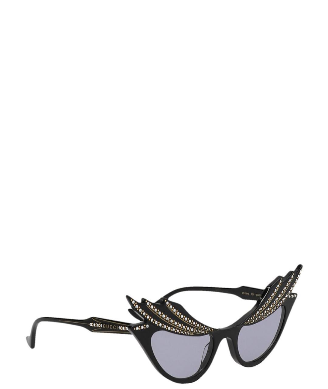 GUCCI Черные пластиковые солнцезащитные очки, фото 2