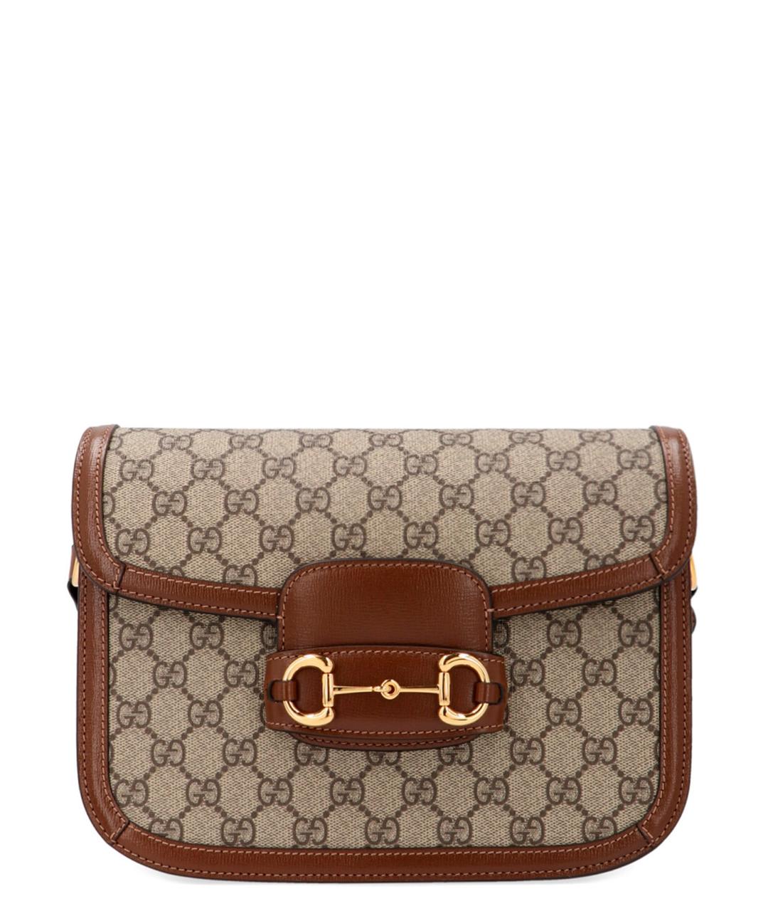 GUCCI Коричневая сумка через плечо, фото 1