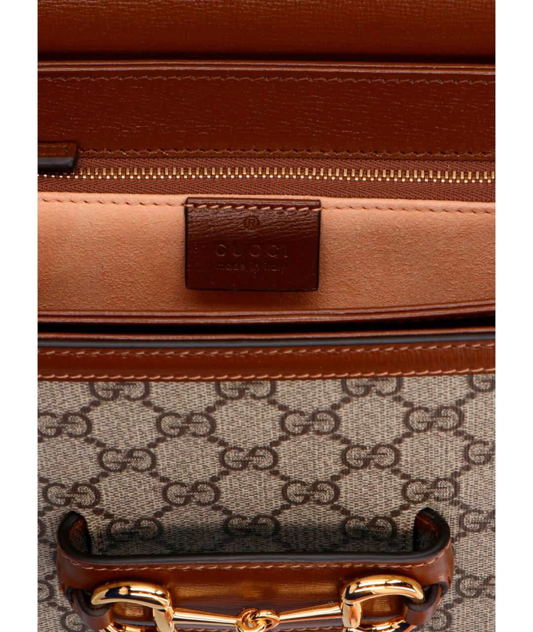 GUCCI Коричневая сумка через плечо, фото 3