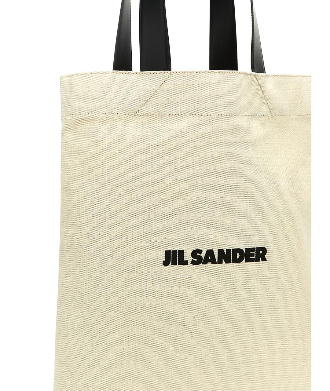 JIL SANDER Бежевая сумка тоут, фото 3
