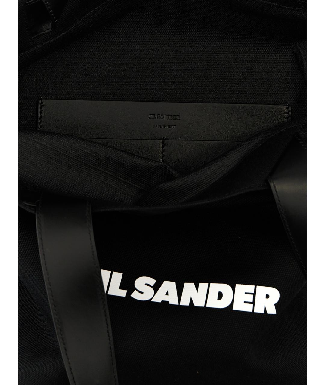 JIL SANDER Черная сумка тоут, фото 4