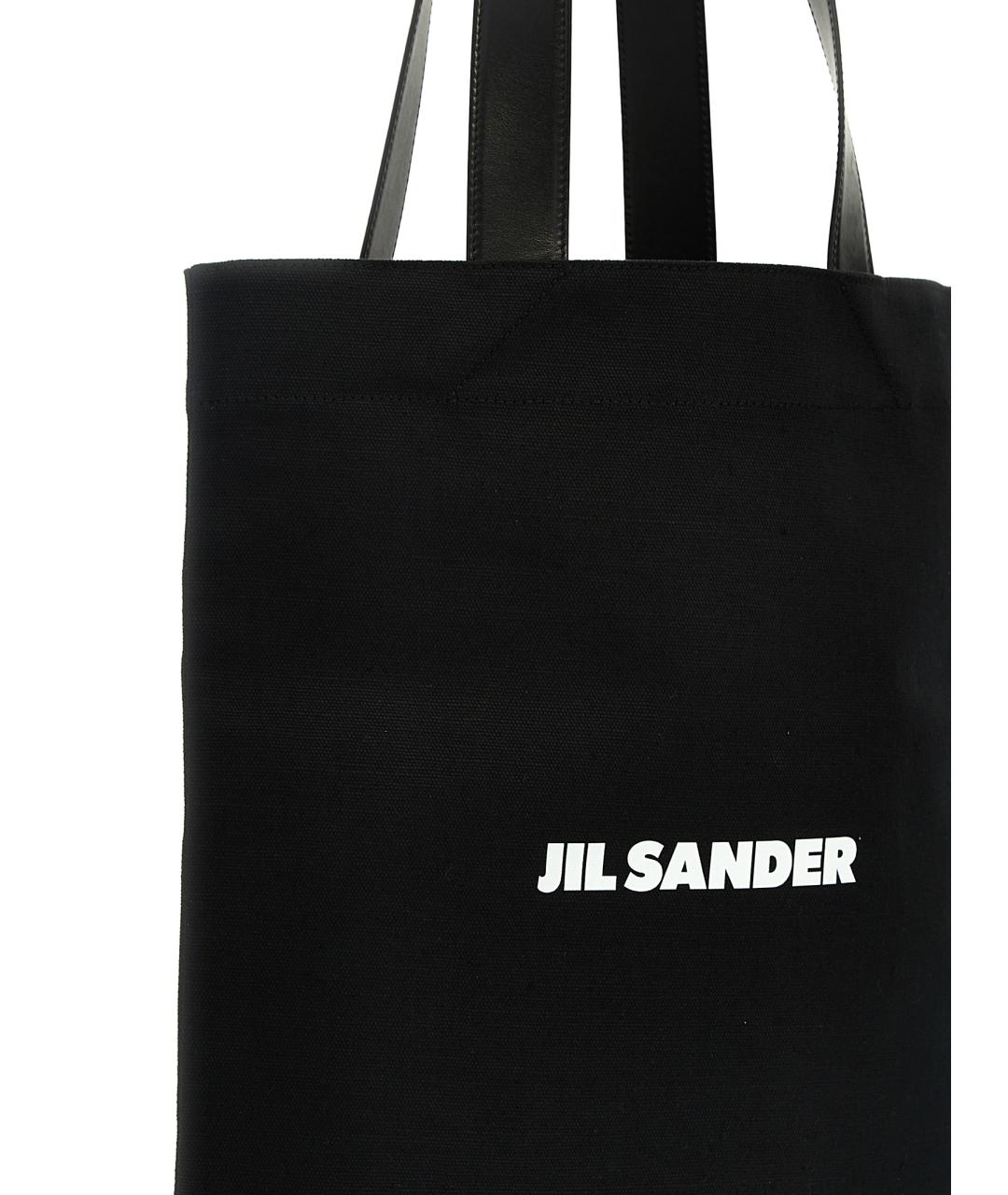 JIL SANDER Черная сумка тоут, фото 3