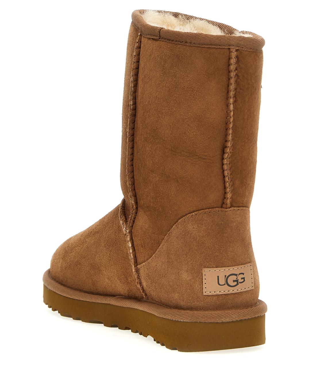 UGG AUSTRALIA Коричневые кожаные ботинки, фото 3